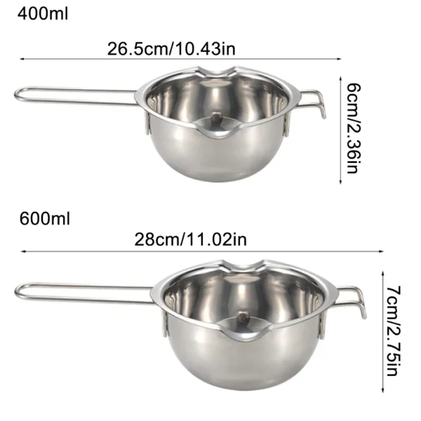 Candle Making Kit: Stainless Steel Wax Melting Pot - Image 5
