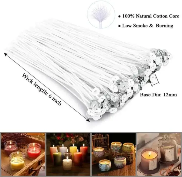 Candle Making Kit DIY Craft Tools Pouring Pot Wicks - Image 4