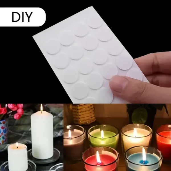 Candle Making Kit - 15mm Wick Stickers for DIY Candles - Image 5