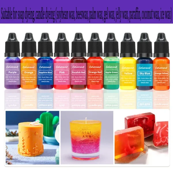 Candle Making Kit - Dye & Pigment for Aromatic Candles