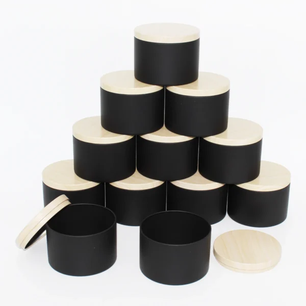 Candle Making Kit: 12pcs 4oz Candle Tins for DI