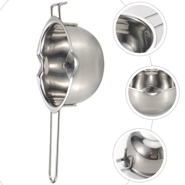 Candle Making Kit: Stainless Steel Wax Melting Pot - Image 4