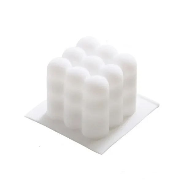 Candle Making Kit - 6 Silicone Flower Molds with Wicks - Image 5