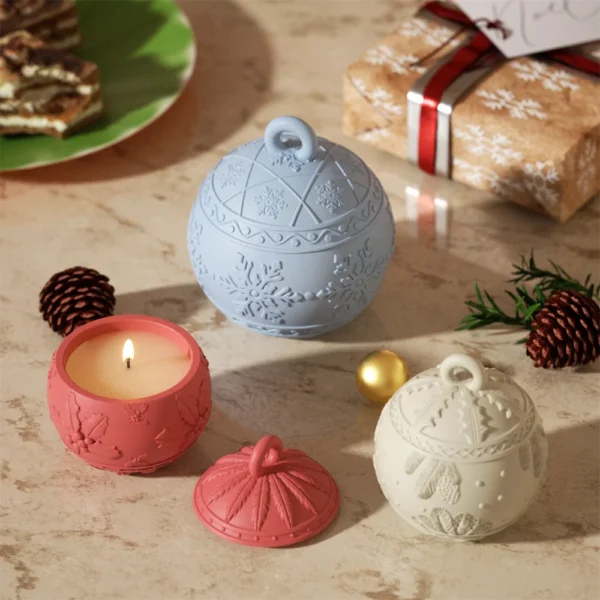 Candle Making Kit - Nicole Christmas Ball Mold - Image 6