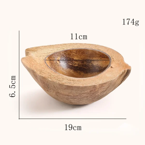 Candle Making Kit – Coconut Shell Bowl for DIY - Image 6