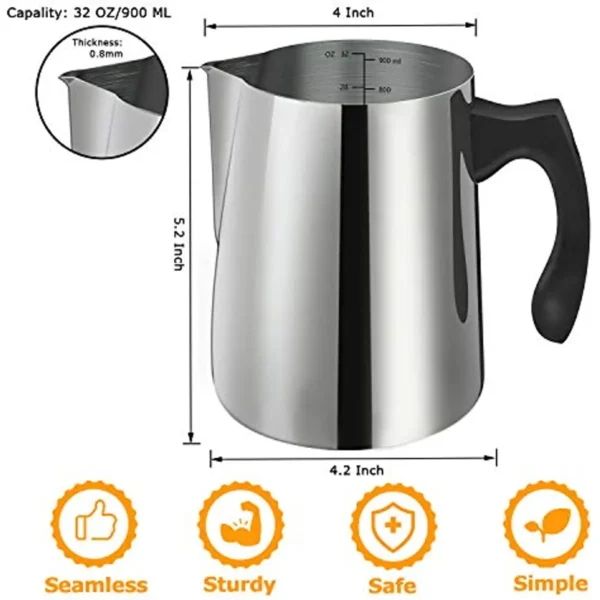 Candle Making Kit – 32oz Stainless Steel Pouring Pot - Image 4