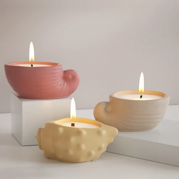 Candle Making Kit - Conch Shape Silicone Mold - Image 3