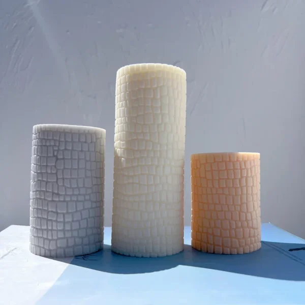 Candle Making Kit: Geometric Pillar Mold for Soy Wax - Image 5