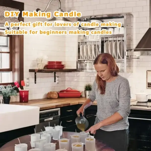 Candle Making Kit: Pouring Pot & Wax Melting Plate - Image 6