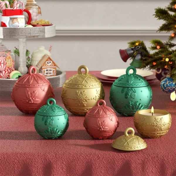 Candle Making Kit - Nicole Christmas Ball Mold - Image 3