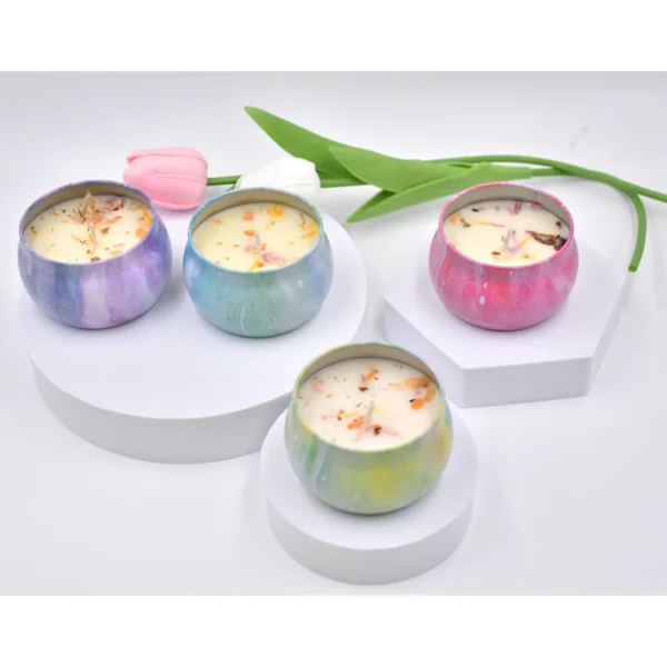 Candle Making Kit: 12pcs 4oz Candle Tins for DIY - Image 3