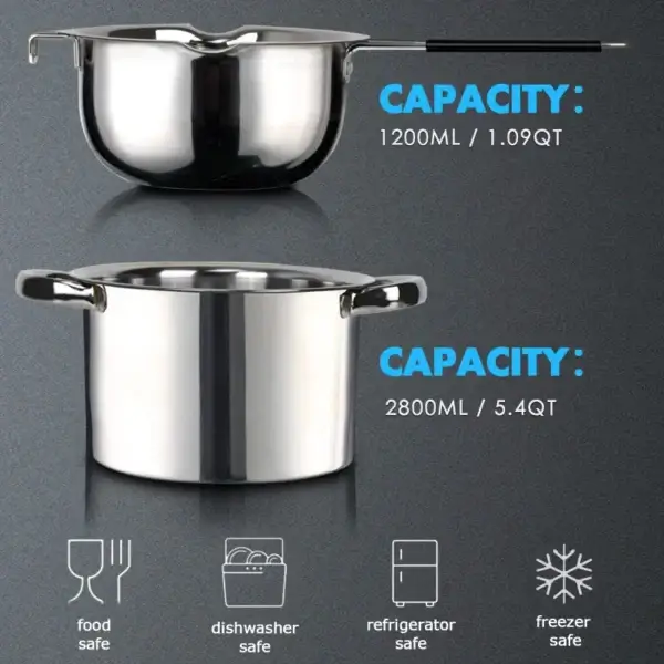 Candle Making Kit - 1200ml Wax Melting Pot - Image 6