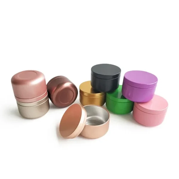 Candle Making Kit: Round Metal Tin Storage Box - Image 5