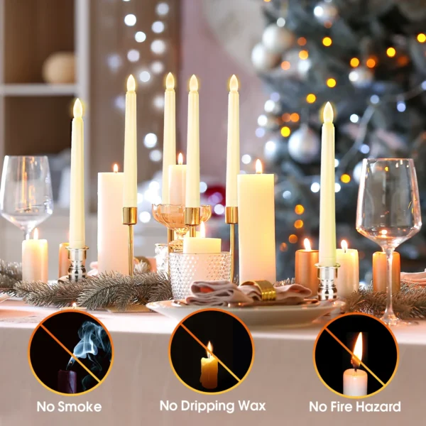 Candle Making Kit - LED Flameless Taper Candles - Image 3