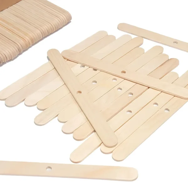 Candle Making Kit - Wooden Wick Holders & Clips - Image 5