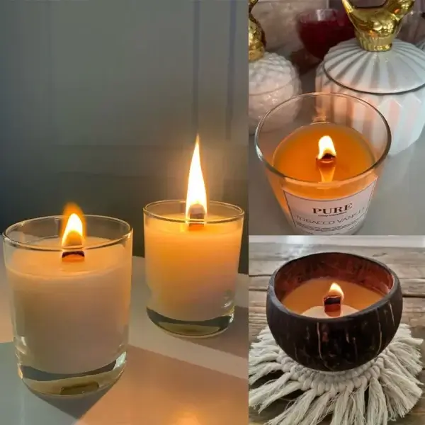 Candle Making Kit: Wick Stickers for Wax Base - Image 5