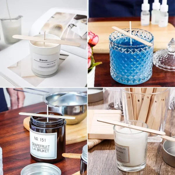 Candle Making Kit: Pouring Pot, Wick Holder, DIY Tools - Image 3
