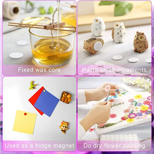 Candle Making Kit - 100pcs Wax Adhesive Stickers - Image 2
