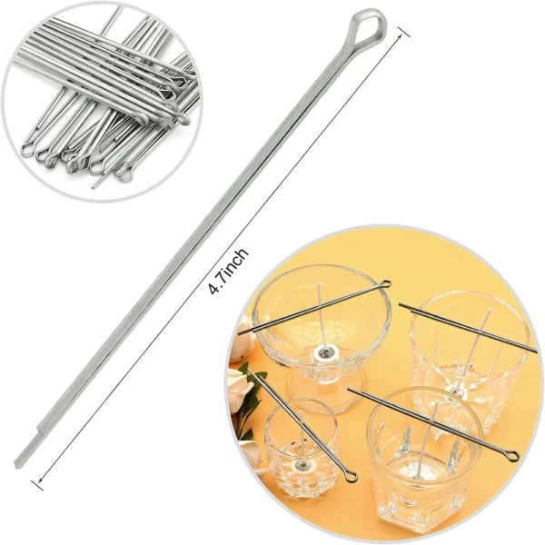 Candle Making Kit - Pouring Pot, Wicks & Stickers - Image 5