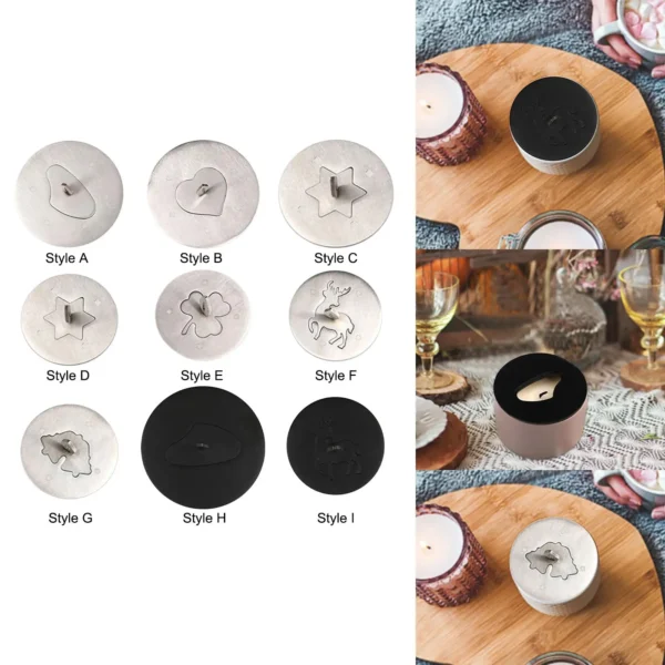 Candle Making Kit - Decorative Jar Covers for Wind Protection - Image 3