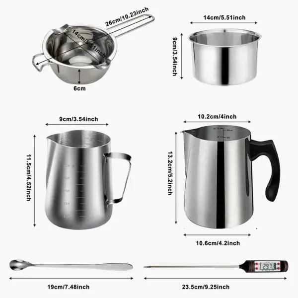 Candle Making Kit - Pouring Pot, Wax Melting Hot Plate - Image 6
