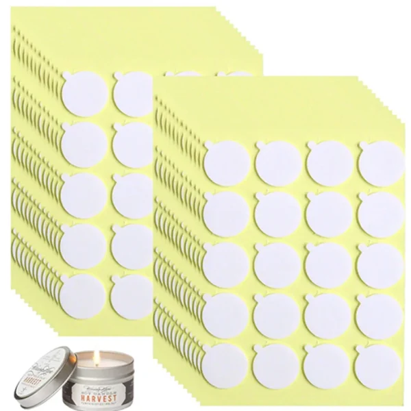 Candle Making Kit - 240Pcs Wick Stickers for DIY