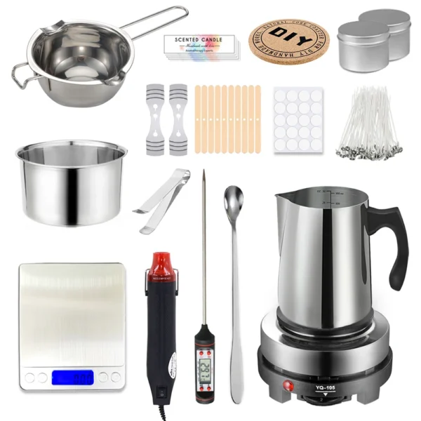 Candle Making Kit - Pouring Pot, Wax Melting Hot Plate