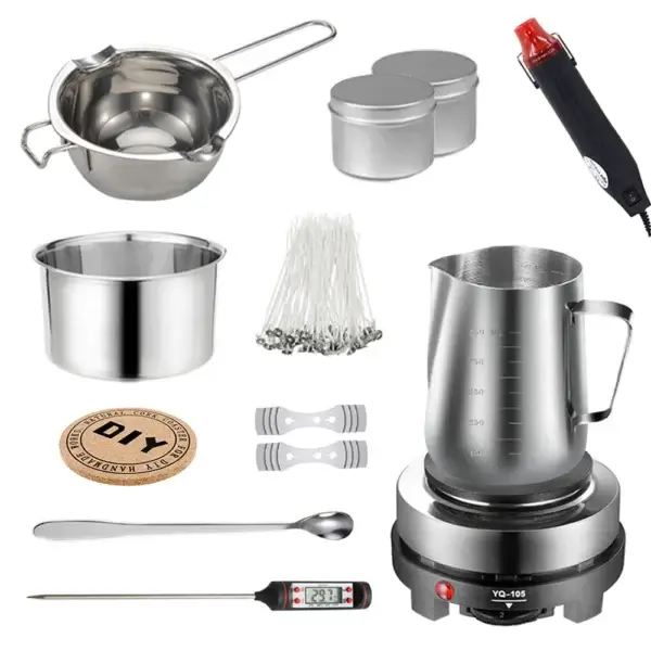 Candle Making Kit - Pouring Pot, Wax Melting Hot Plate - Image 2