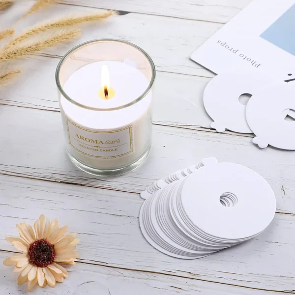 Candle Making Kit - 100pcs Dust Protectors & Lids - Image 3