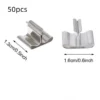 Candle Making Kit: 50pcs Wood Wicks with Holders - Image 2
