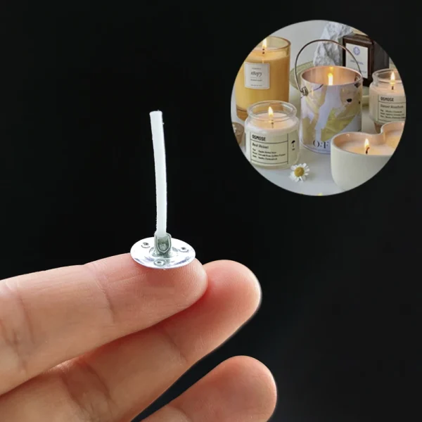 Candle Making Kit - Cotton Wick with Clip Base - Image 4