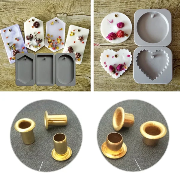 Candle Making Kit: 20Pcs Wax Buttonhole Eyelets