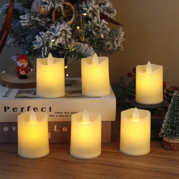 Candle Making Kit: 6Pcs LED Flameless Candles for Decor