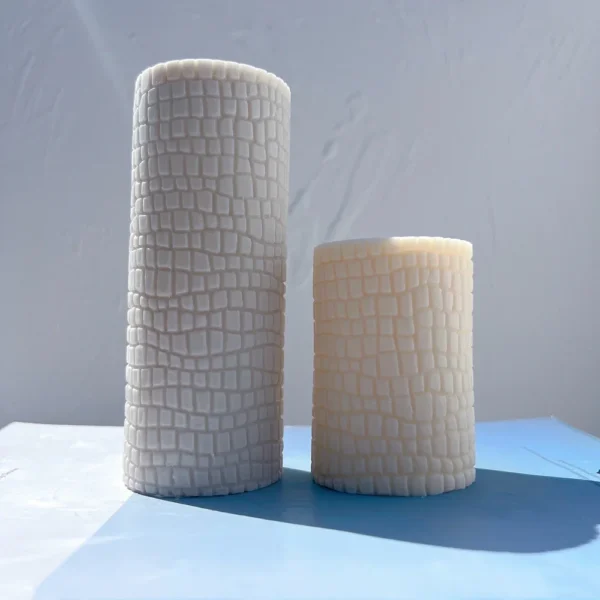 Candle Making Kit: Geometric Pillar Mold for Soy Wax - Image 6