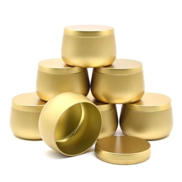 Candle Making Kit – 24PCS 4oz Metal Tins with Lids for DIY - Image 6