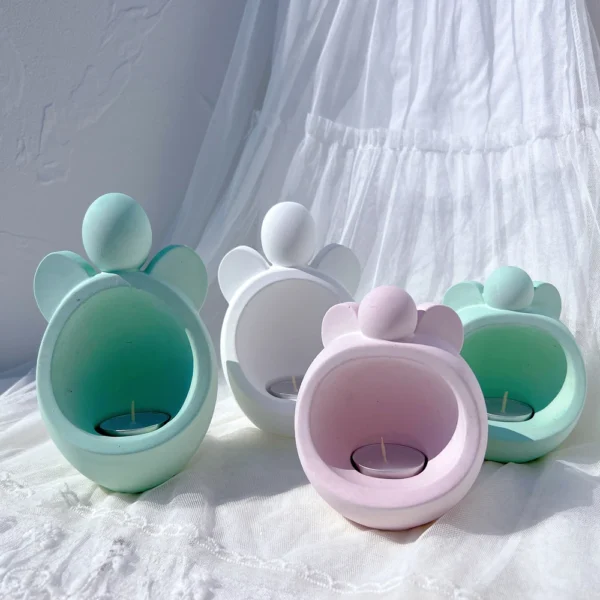 Candle Making Kit – Angel Silicone Mold for Candle Holder