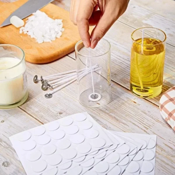 Candle Making Kit - 100pcs Wax Adhesive Stickers - Image 6