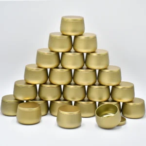 Candle Making Kit – 24PCS 4oz Metal Tins with Lids for DIY