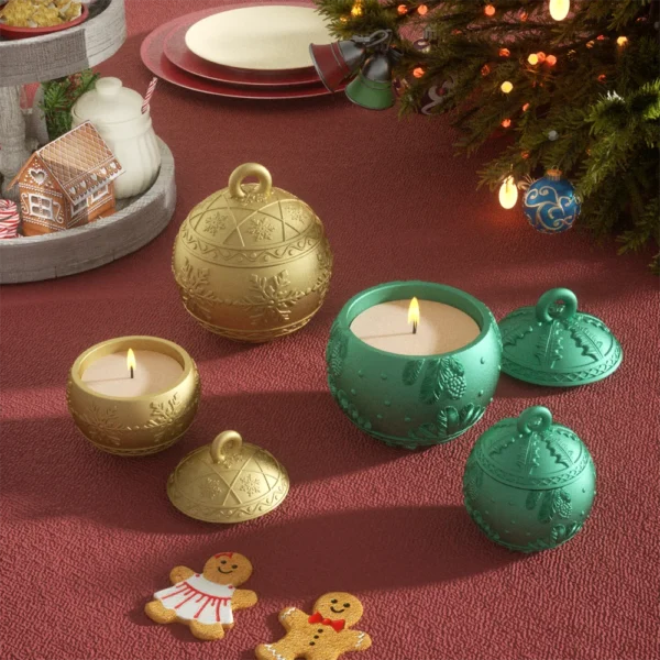 Candle Making Kit - Nicole Christmas Ball Mold - Image 5