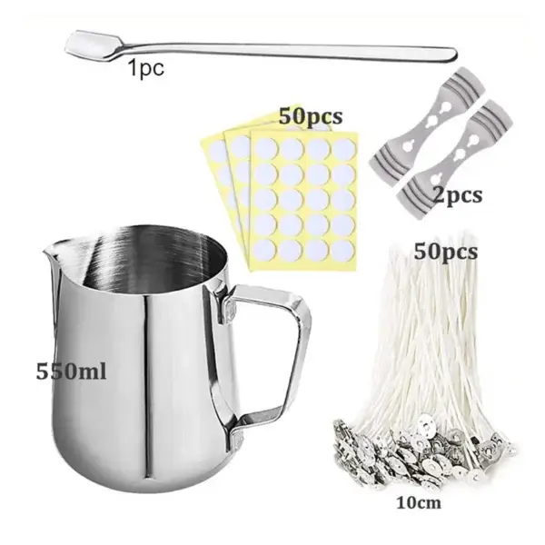 Candle Making Kit: Pouring Pot & Wax Melting Plate - Image 2