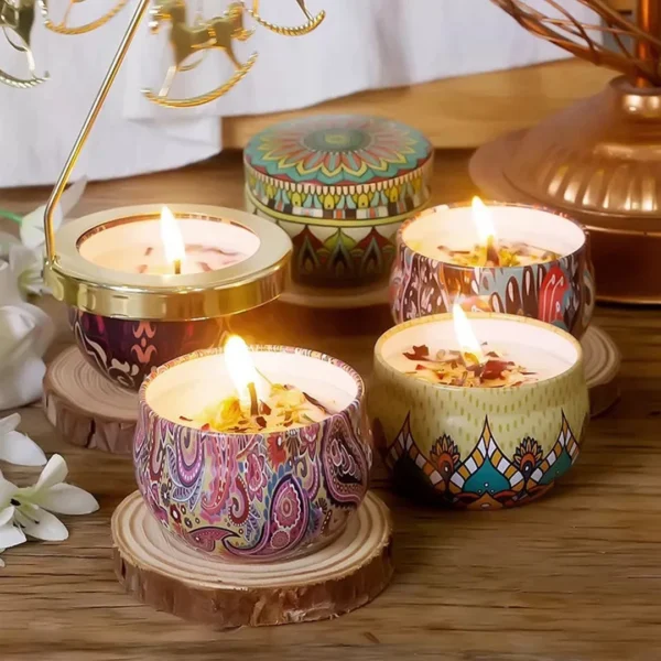 Candle Making Kit – 10 Jars, 50 Supplies With Lids - Image 3
