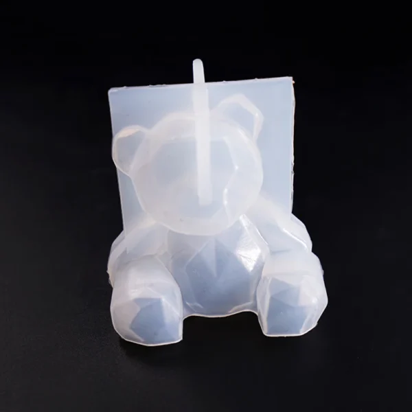 Candle Making Kit - Bear Silicone Mold for DIY - Image 2
