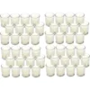 Candle Making Kit: 48pcs Ivory Glass Votive Candles