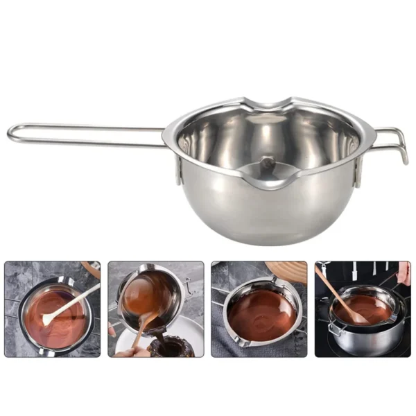 Candle Making Kit: Stainless Steel Wax Melting Pot - Image 2