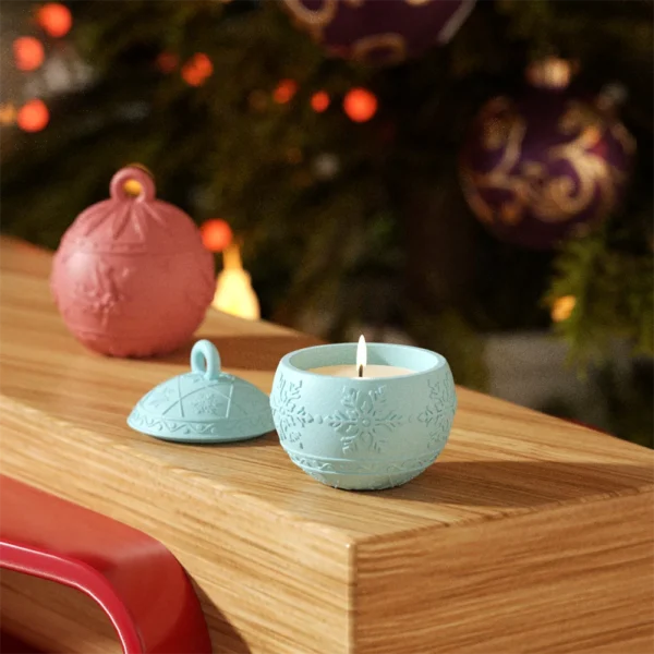 Candle Making Kit - Nicole Christmas Ball Mold - Image 4