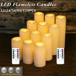 Candle Making Kit: Flickering LED Flameless Candles