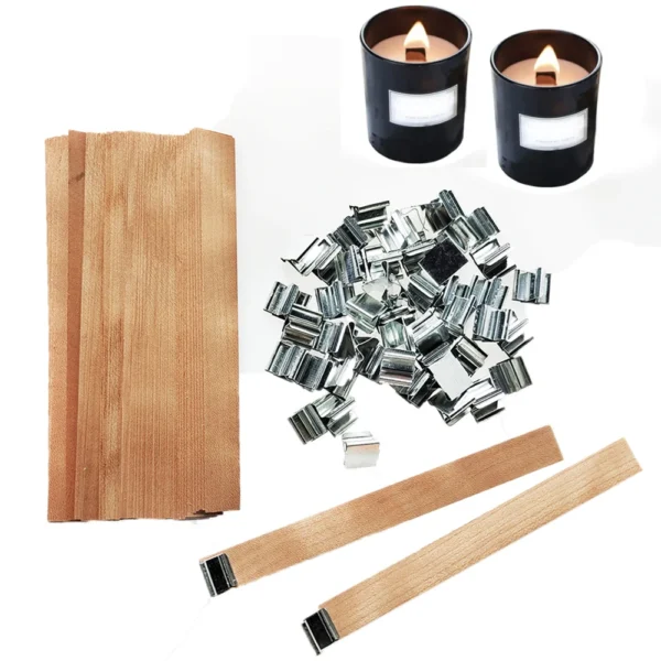 Candle Making Kit - Cotton Wick with Clip Base - Image 2