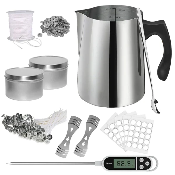 Candle Making Kit Starter Supplies With Pouring Pot