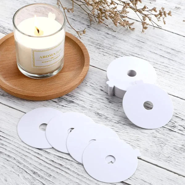 Candle Making Kit - 100pcs Dust Protectors & Lids