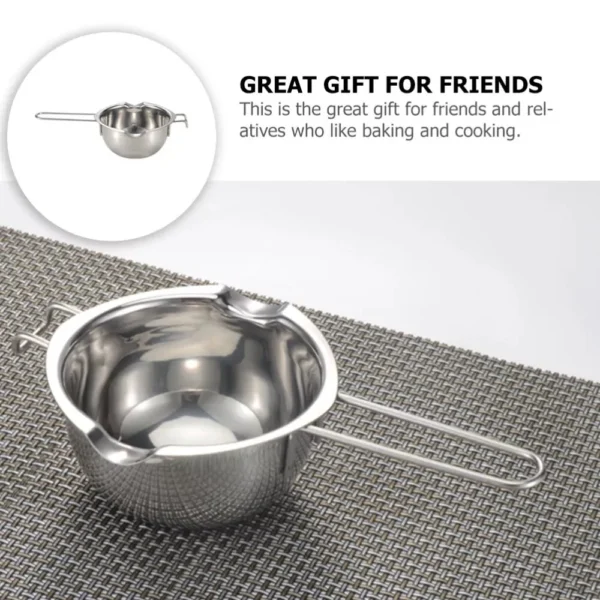 Candle Making Kit: Stainless Steel Wax Melting Pot - Image 3